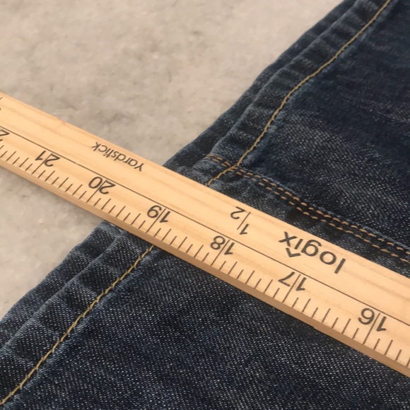 Banana Republic Denim Skirt Womens Size 0 Blue Jean Cactus Distressed Pencil - Picture 8 of 9